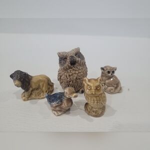 VINTAGE Red Rose Tea Animal Figurines by Wade England